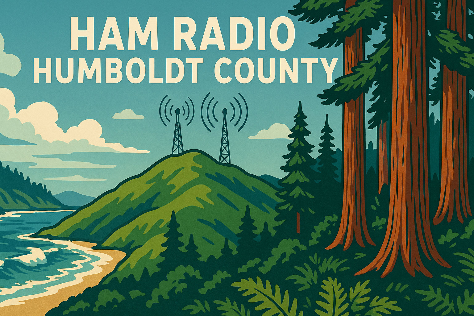 A stylized graphic for the KO6JBB ham radio website